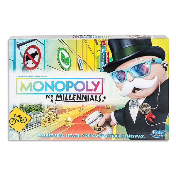 Hasbro Monopoly for Millennials Board Game Ages 8+