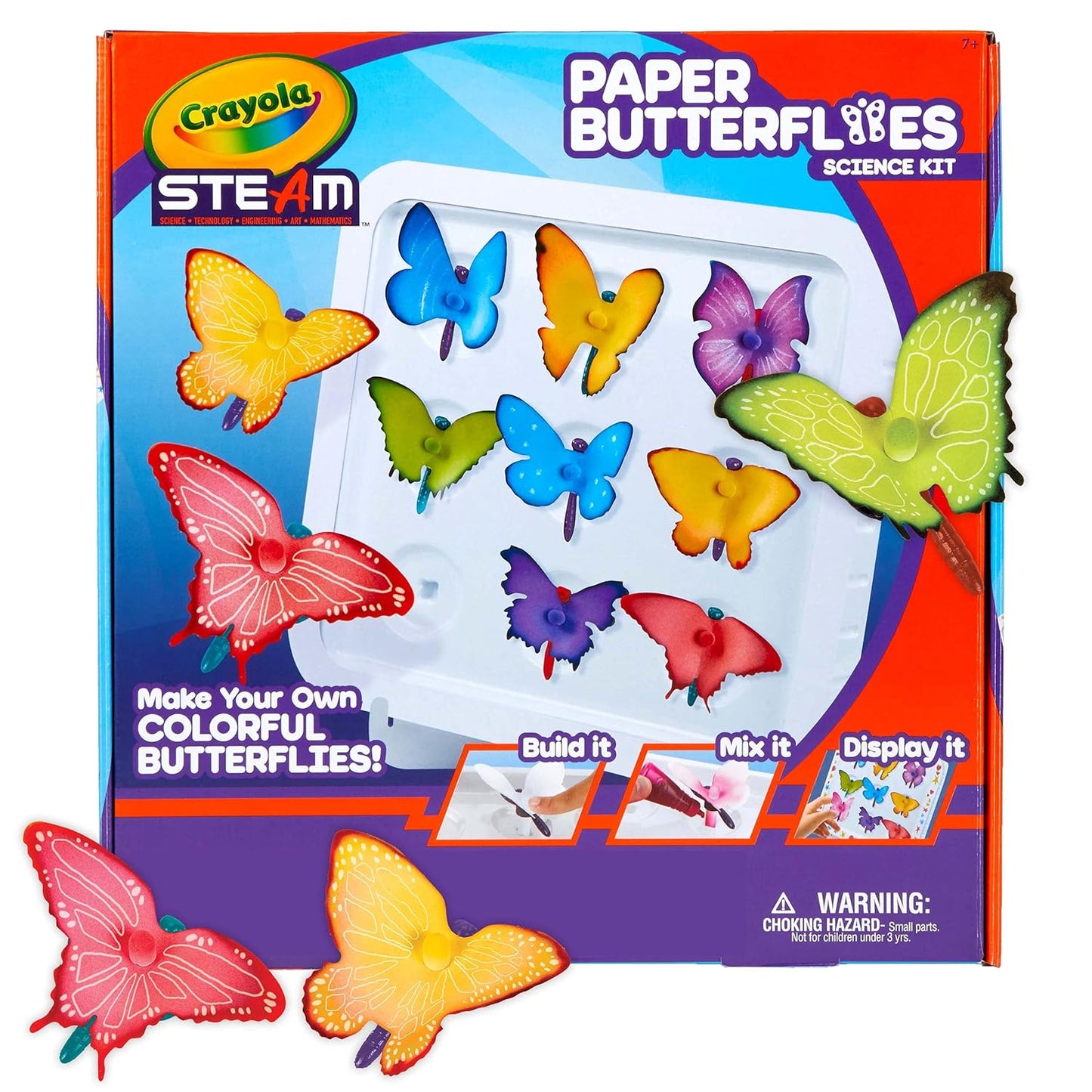 Crayola Paper Butterfly Science Kit, STEAM Toy, Gift for Kids, Ages 7+